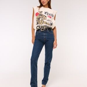 Abercrombie & Fitch The 90s Straight Ultra High Rise Jeans